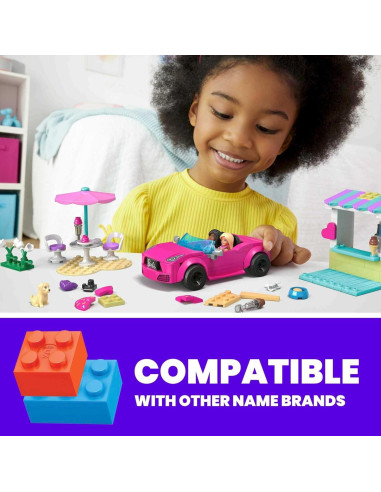 Set de Construcción Mega Barbie Convertible y Puesto de Helados