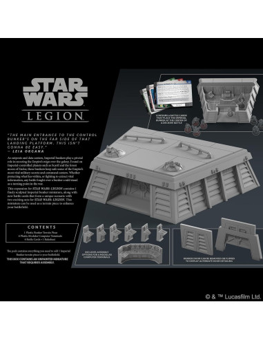 Star Wars: Legion Bunker Imperial - Expansión de Batalla