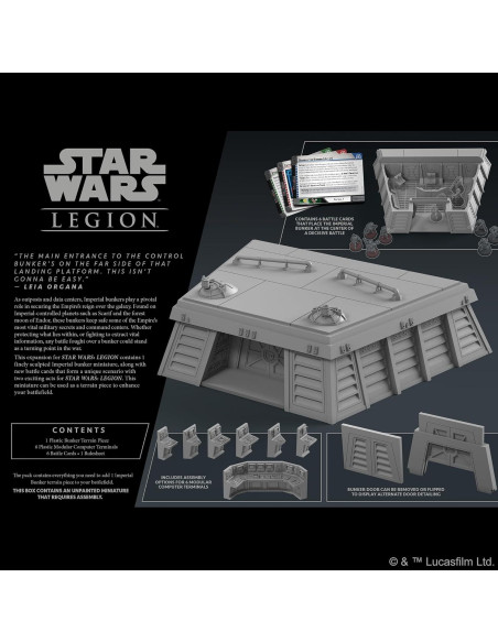 Star Wars: Legion Bunker Imperial - Expansión de Batalla