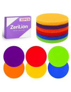 30 Marcadores de Puntos de Poliéster ZeriLion 10.16 cm Multicolor
