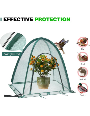 Cubierta de Malla para Plantas Toboom Garden 91x91cm - Protección UV y Animales