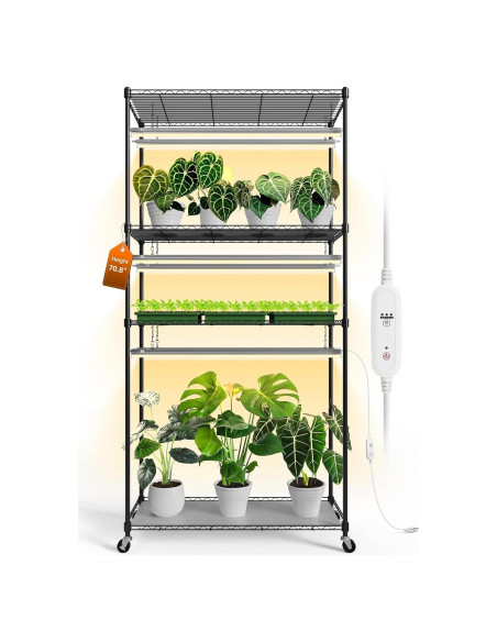Estante para Plantas Bstrip con Luz de Crecimiento 180cm