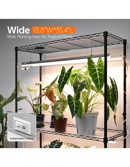 Estante para Plantas Bstrip con Luz de Crecimiento 180cm