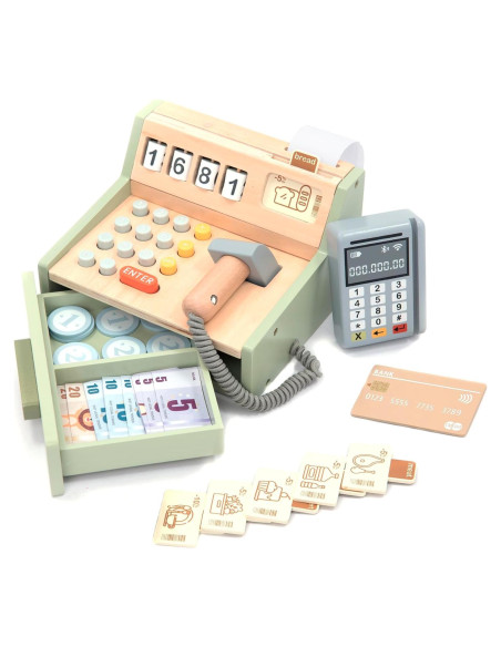 Registro de Caja de Madera UMU para Niños - 35 Piezas