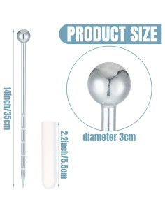Sonda de Muestreo de Suelo 35 cm Acero Inoxidable Therwen 2