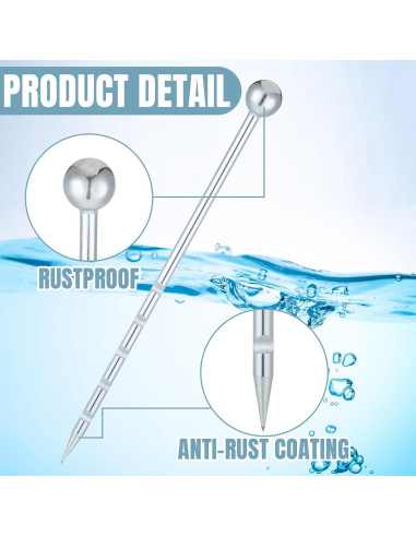 Sonda de Muestreo de Suelo 35 cm Acero Inoxidable Therwen