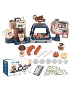 Juguete de Cafetera de Juego Yoliyogo 668-95 3 en 1 para Niños