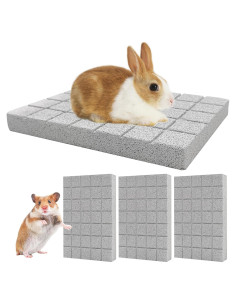 Almohadillas para Rascar Conejos Hamiledyi - 4 Piezas de Piedra Lava