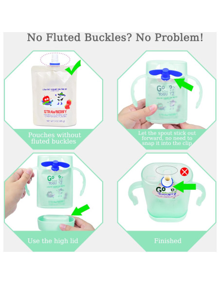 Soporte de Bolsa de Compresión MOMUSE Verde para Bebés