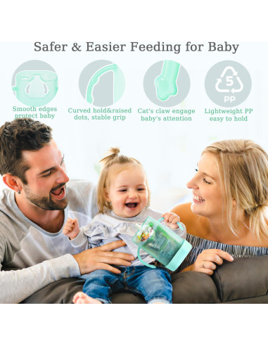 Soporte de Bolsa de Compresión MOMUSE Verde para Bebés