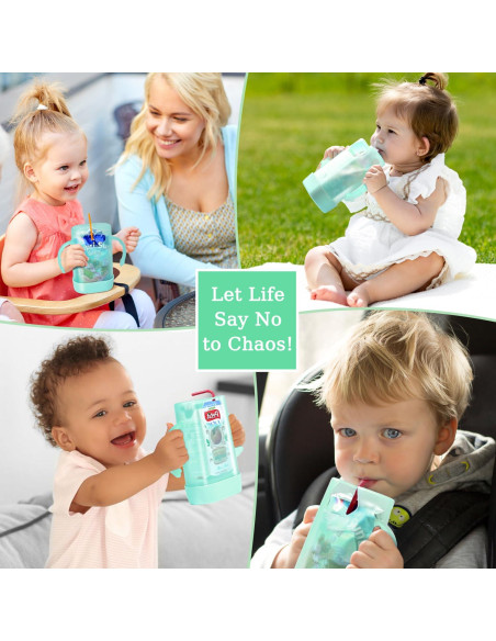 Soporte de Bolsa de Compresión MOMUSE Verde para Bebés