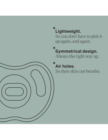 Chupete de Silicona Tommee Tippee 0-6 Meses Paquete de 4