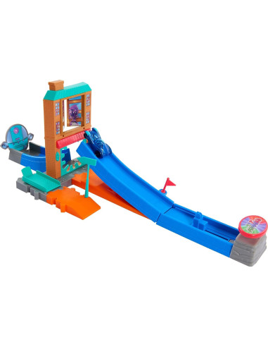 Juego de Pista PJ Masks Die-Cast con Gato-Coche 1:43