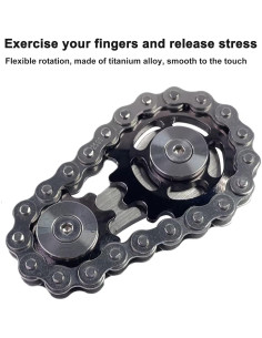 Spinner de Dedo Antiestrés EastZhen de Acero Inoxidable 2