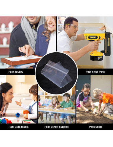 Mini Bolsas de Plástico JINYONBAG 5.08cm x 5.08cm 400pcs