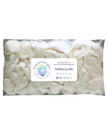 Fibra de Seda de Morera Natural 50g - Grado Premium Living Dreams