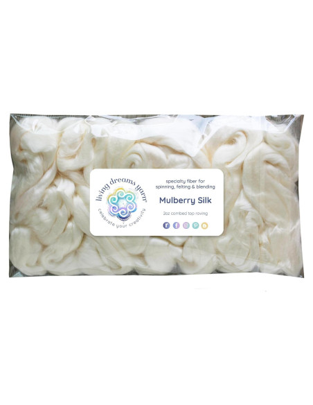 Fibra de Seda de Morera Natural 50g - Grado Premium Living Dreams