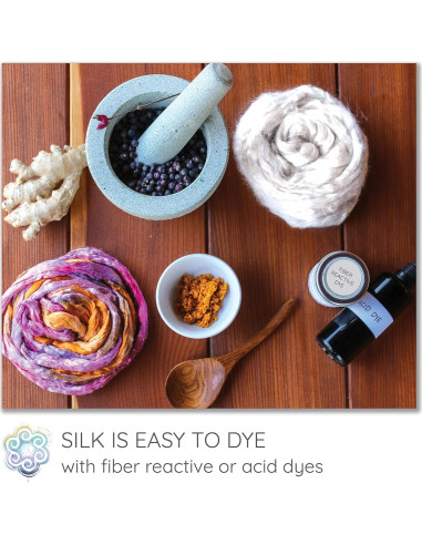 Fibra de Seda de Morera Natural 50g - Grado Premium Living Dreams