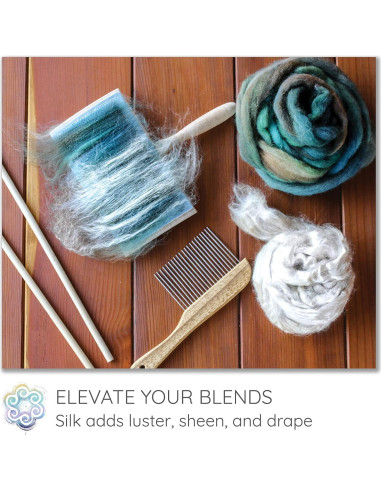 Fibra de Seda de Morera Natural 50g - Grado Premium Living Dreams