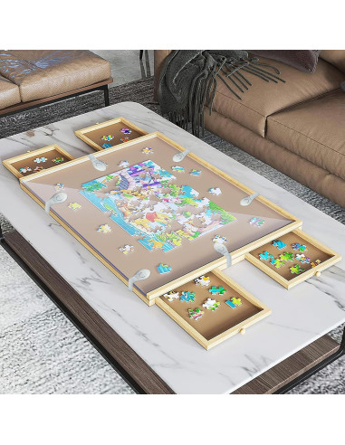 Cubierta para mesa de rompecabezas BOUTICOL 86x66 cm 2 unidades