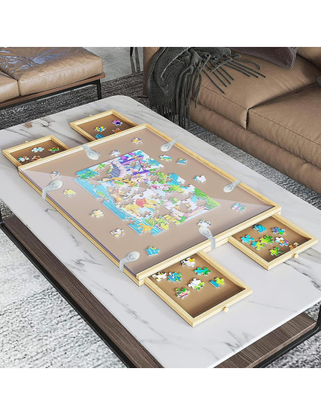 Cubierta para mesa de rompecabezas BOUTICOL 86x66 cm 2 unidades