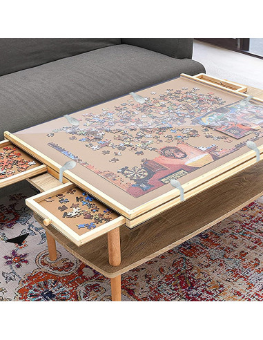 Cubierta para mesa de rompecabezas BOUTICOL 86x66 cm 2 unidades