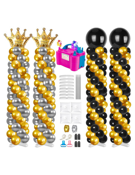 Kit de Soporte de Columna de Globo Toosci con Bomba Eléctrica