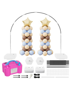 Kit de Arco de Globos RUBFAC 2 en 1 con Bomba Eléctrica 2.2m