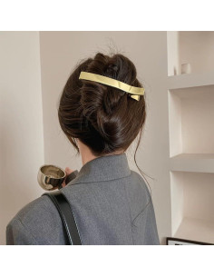 Pinza de Pelo Cocodrilo Dorada TUCEWP 12.2 cm Fuerte Sujeción 2