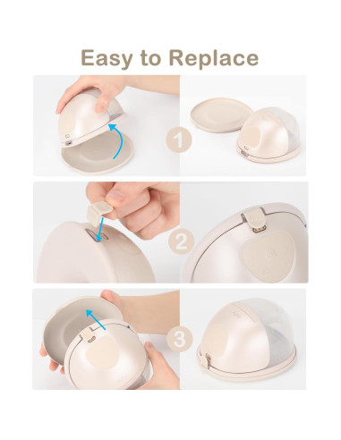 Tapa de Repuesto para Válvula Extractor de Leche eufy E10/S1/S1 Pro - 8 Pcs