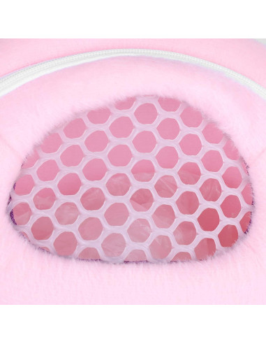 Bolsa Transportadora para Cobayas Tiiyee Rosa Transpirable