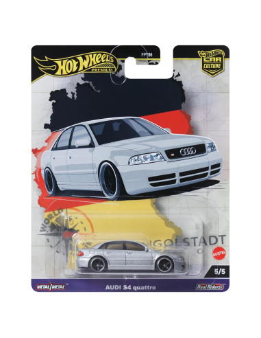 Coche de Juguete Hot Wheels Premium Audi S4 Quattro 1:64