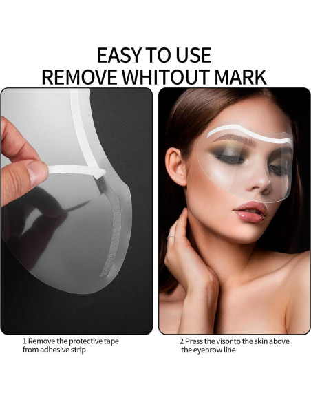 50 Protectores Faciales Adhesivos para Ducha Siyurongmy 20x10cm