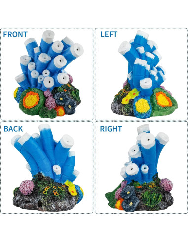 Adorno de Acuario Uniclife con Burbujeador y Piedra de Aire