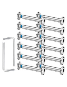 20 Tornillos de Rueda de Patín Inline Hotop + 2 Herramientas