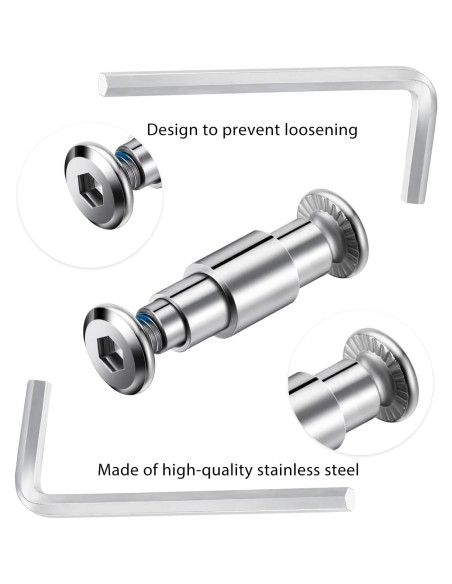 20 Tornillos de Rueda de Patín Inline Hotop + 2 Herramientas