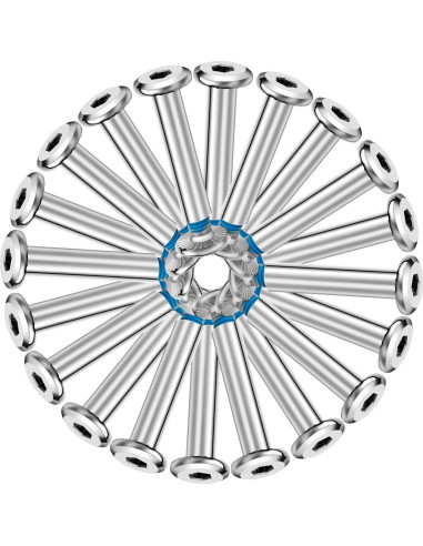 20 Tornillos de Rueda de Patín Inline Hotop + 2 Herramientas
