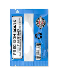 Hardware de Skateboard Independent 8 Tornillos Azul/Negro 2