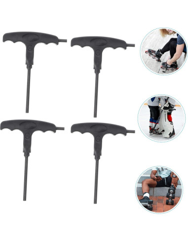 Herramienta para Patines de Hielo VANZACK - Destornillador Negro