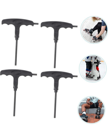 Herramienta para Patines de Hielo VANZACK - Destornillador Negro