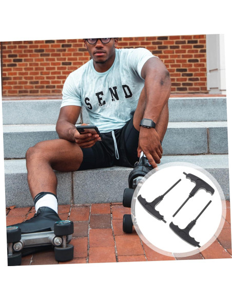 Herramienta para Patines de Hielo VANZACK - Destornillador Negro