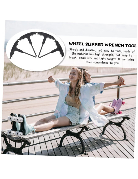 Herramienta para Patines de Hielo VANZACK - Destornillador Negro