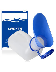 Orinal Unisex AWOKEN 1000ml Botella Plástica a Prueba de Fugas
