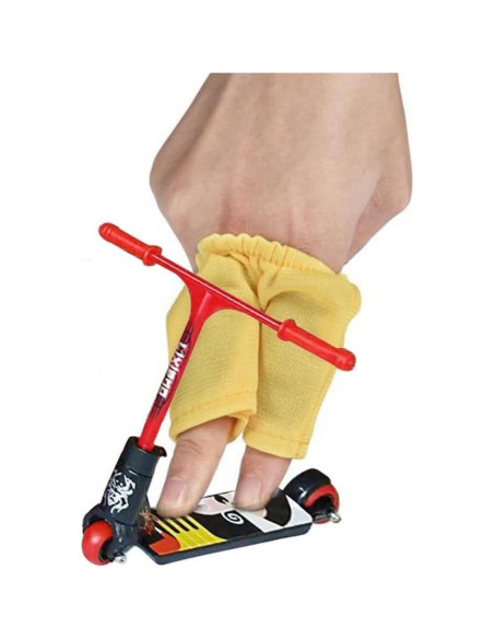 Mini Scooter de Dedo Labriciyon Rojo 7.62 cm para Ejercicio