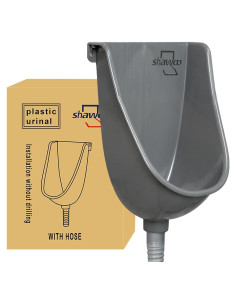 Orinal de plástico para hombres Shawoo, instalación sin perforación