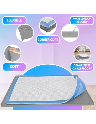 Bandeja Portapads para Perros Skywin 76x91 cm Antideslizante