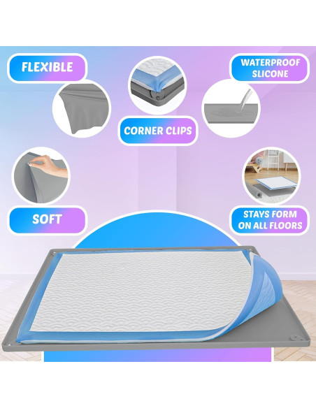 Bandeja Portapads para Perros Skywin 76x91 cm Antideslizante