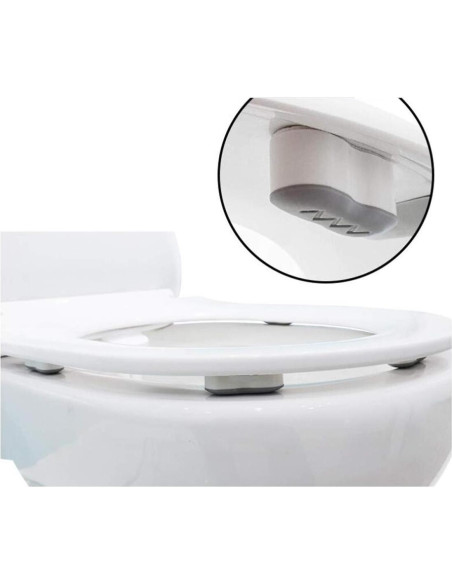 Amortiguadores de Asiento de Inodoro QUUPY 8 Piezas Adhesivos