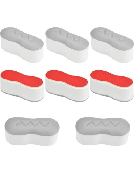 Amortiguadores de Asiento de Inodoro QUUPY 8 Piezas Adhesivos