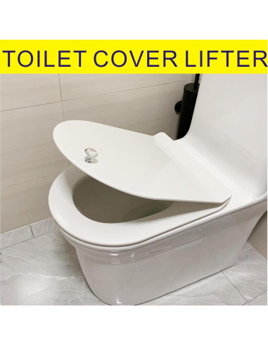 Botón de Inodoro OHNAKON Cristal Diamante 3x3cm - 2 Pack